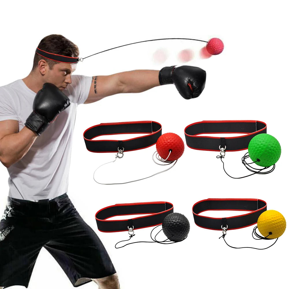 Boxing Speed Ball Boxing Training Ball with Adjustable Headband React Reflex Ball Boxing Ball MMA Gear Great for Reflex Accuracy