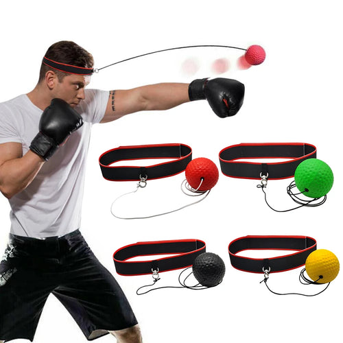 Boxing Speed Ball Boxing Training Ball with Adjustable Headband React Reflex Ball Boxing Ball MMA Gear Great for Reflex Accuracy